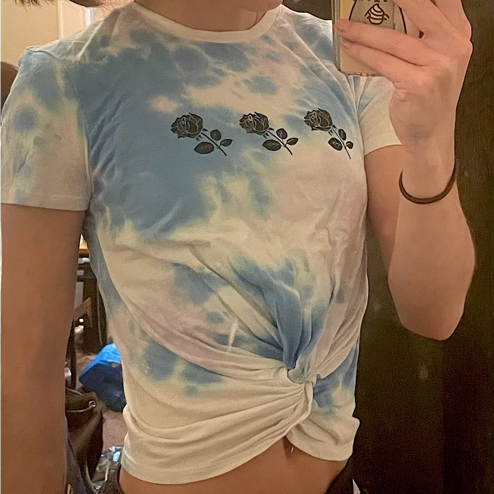 Empyre Llaria Rose Tie Dye Crop Top